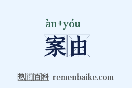 案由是什么意思的图片